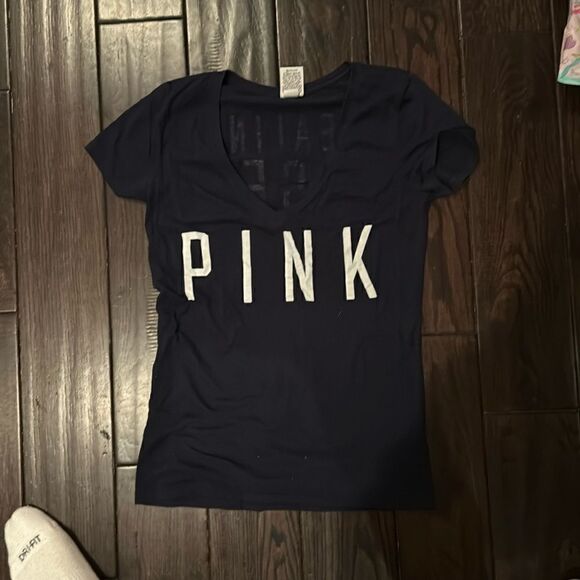 PINK Victoria's Secret Tops - Pink Red Sox Tee